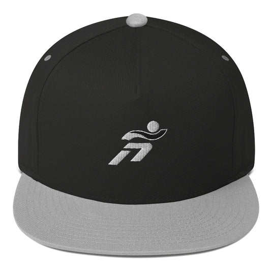 Embroidered Flat Bill Cap